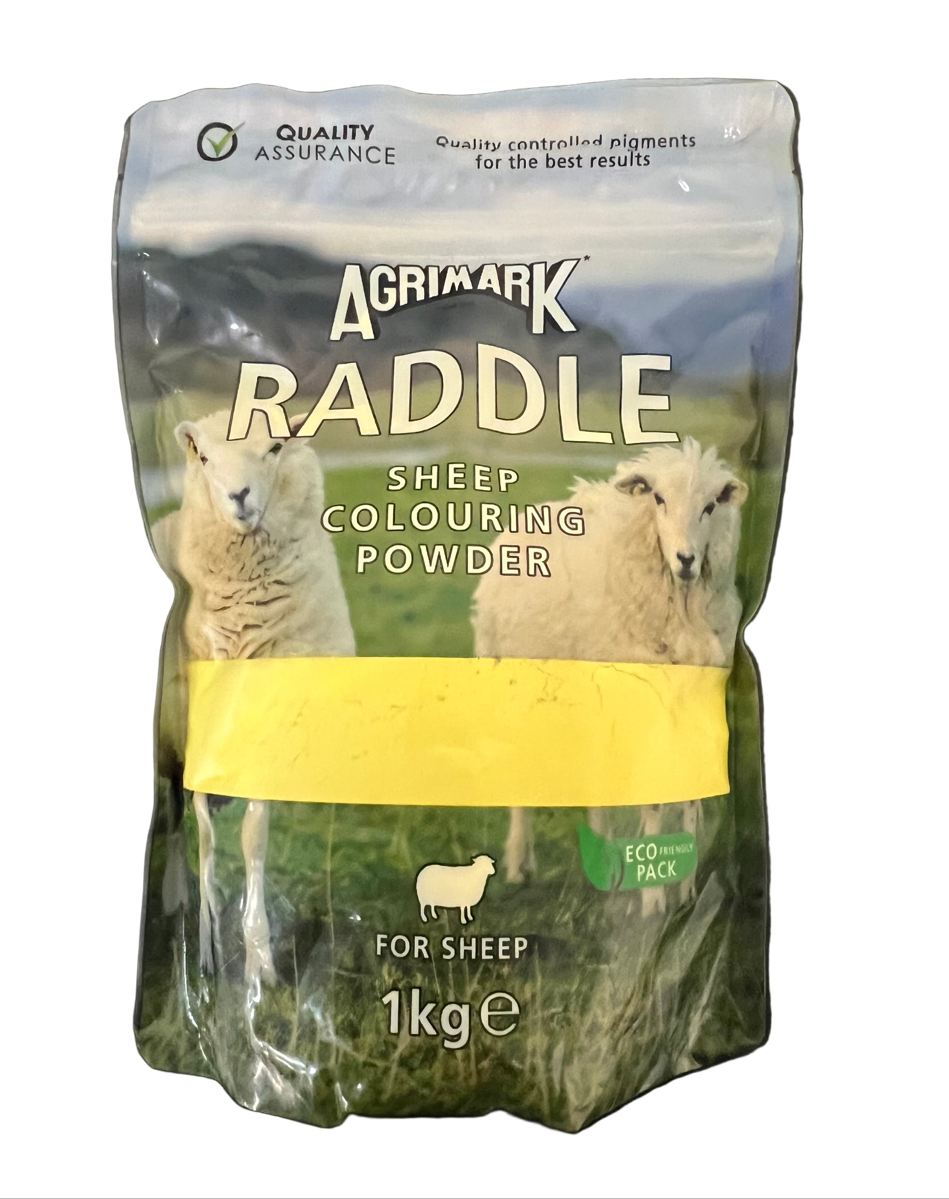 What Is Raddle Agrimark Raddle Powder Available In 1KG & 3KG – W.E. Jameson & Son Ltd