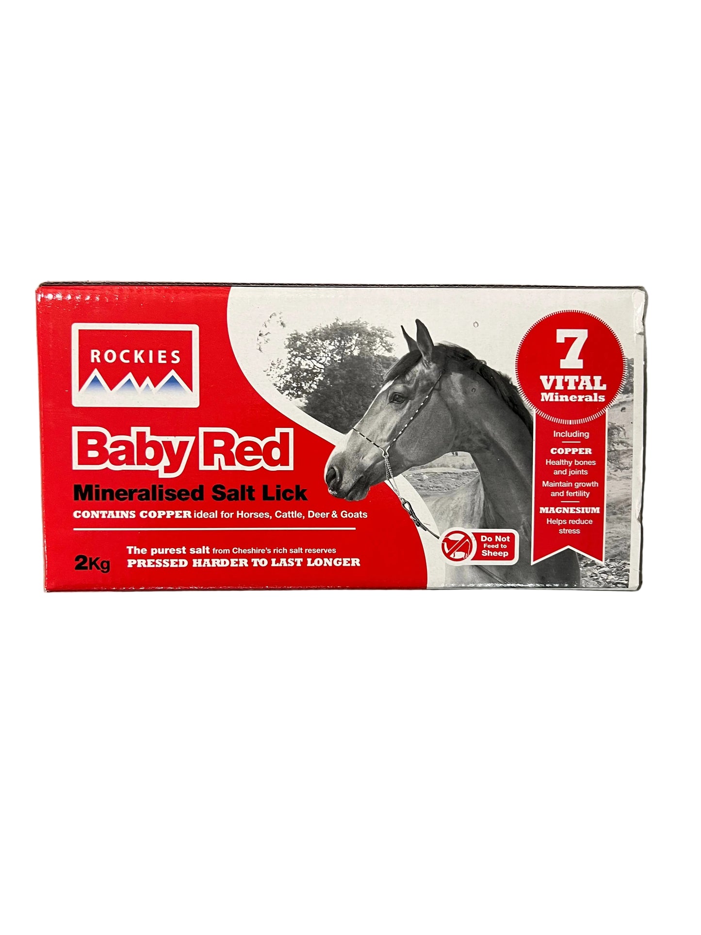 Rockies Baby Red Mineralised Salt Lick 2kg