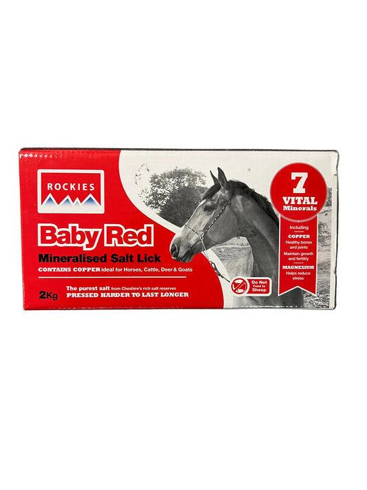Rockies Baby Red Mineralised Salt Lick 2kg