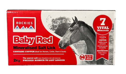 Rockies Baby Red Mineralised Salt Lick 2KG
