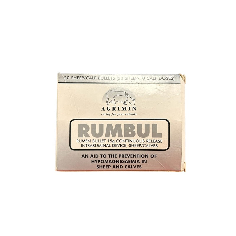Bec Rumbul Rumbul Magnesium Sheep/Calf Bolus 20'S – W.E. Jameson & Son Ltd
