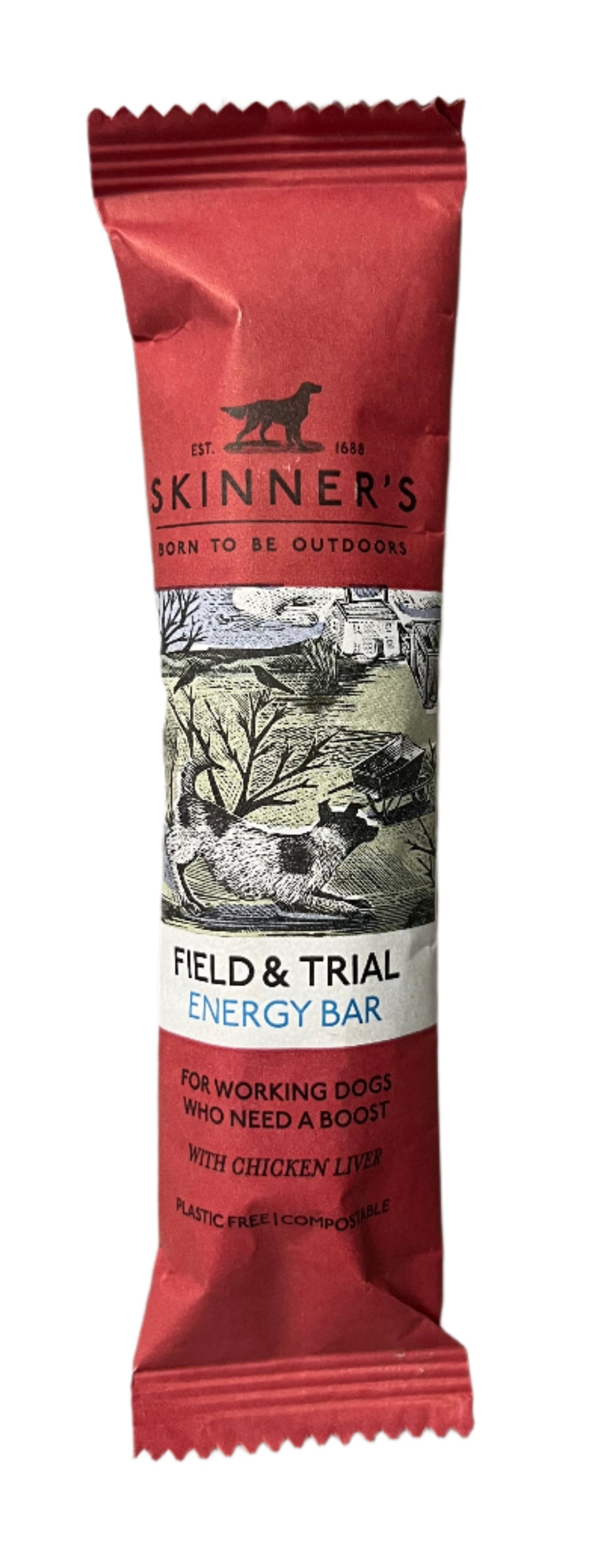 Skinners Field & Trail Working Dog Energy Bar Chicken Liver