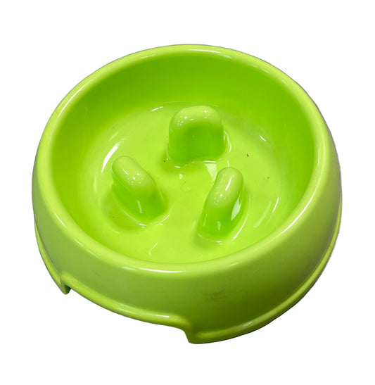 Bunty Slow Feeder Dog Bowl Vibrant Green