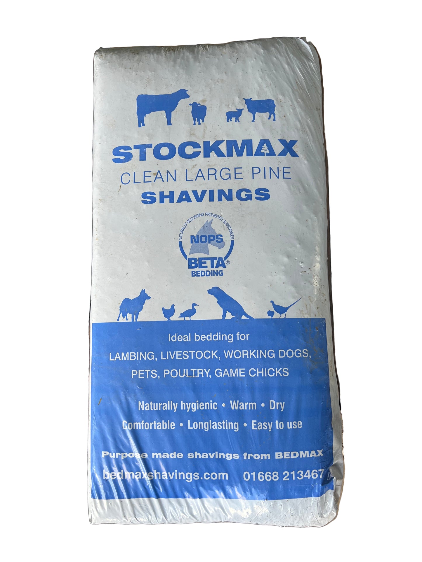 Stockmax Clean Large Pine Shavings Bedding For Dogs Livestock Poultry