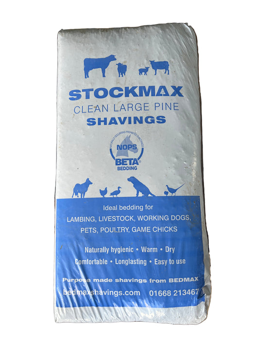 Stockmax Clean Large Pine Shavings Bedding For Dogs Livestock Poultry