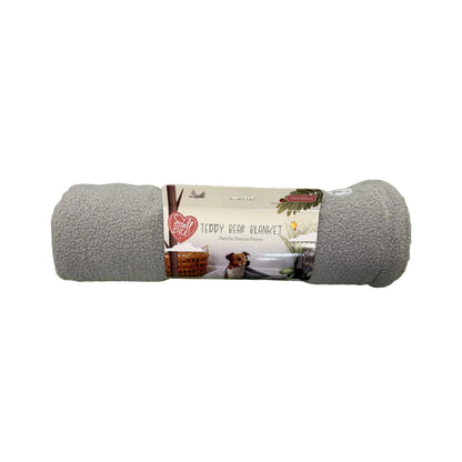 Small Bite Teddy Bear Pet Blanket 150 x 100cm Assorted Colours