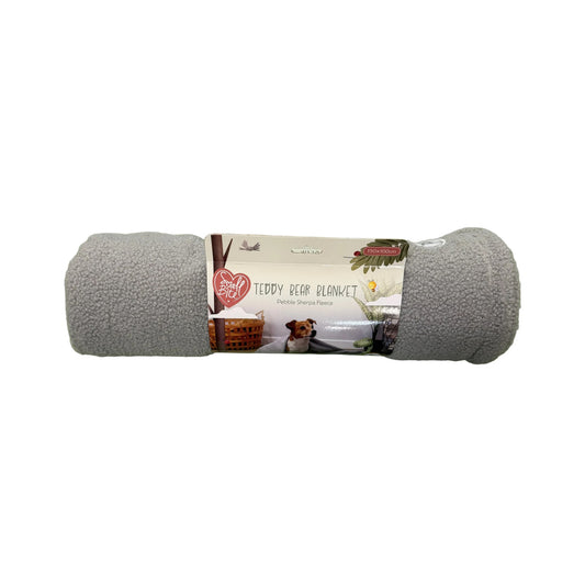 Small Bite Teddy Bear Pet Blanket 150 x 100cm Assorted Colours