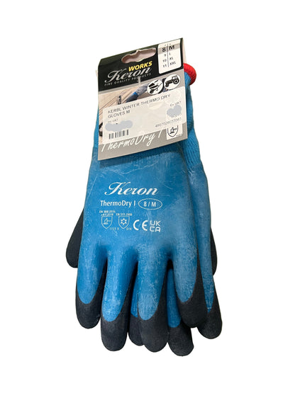 Keron Thermodry Work Gloves Various Sizes