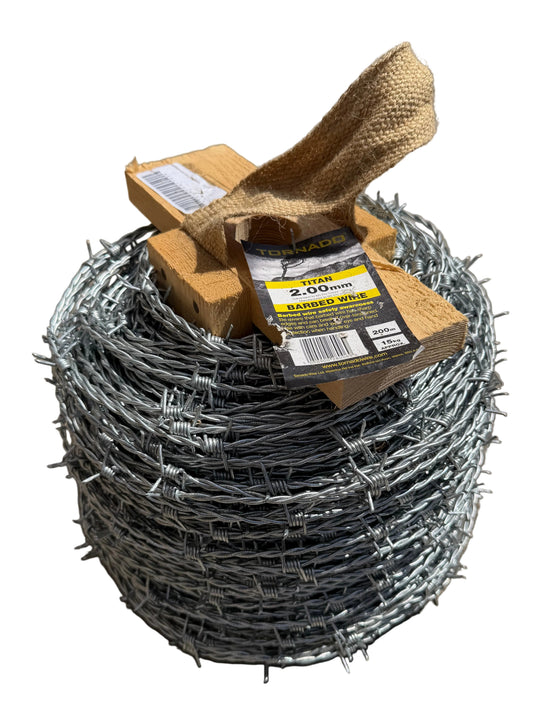 Tornado Titan High Tensile Barbed Wire 2mm 200m