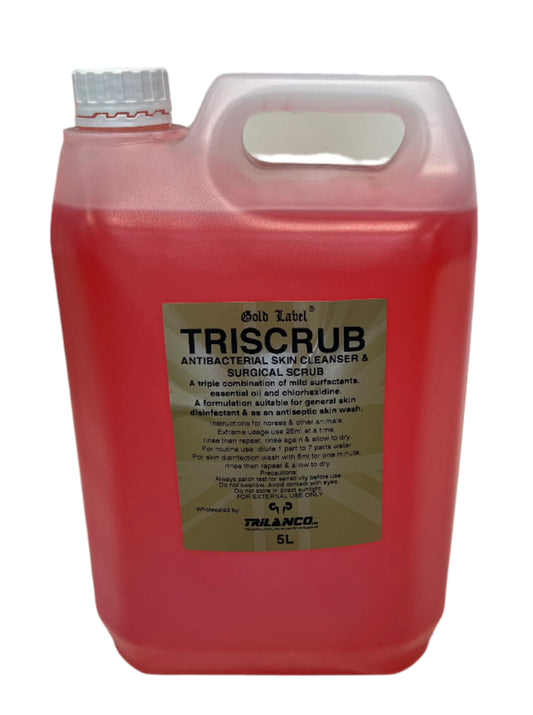 Gold Label Triscrub Antibacterial Skin Cleanser & Surgical Scrub 5L