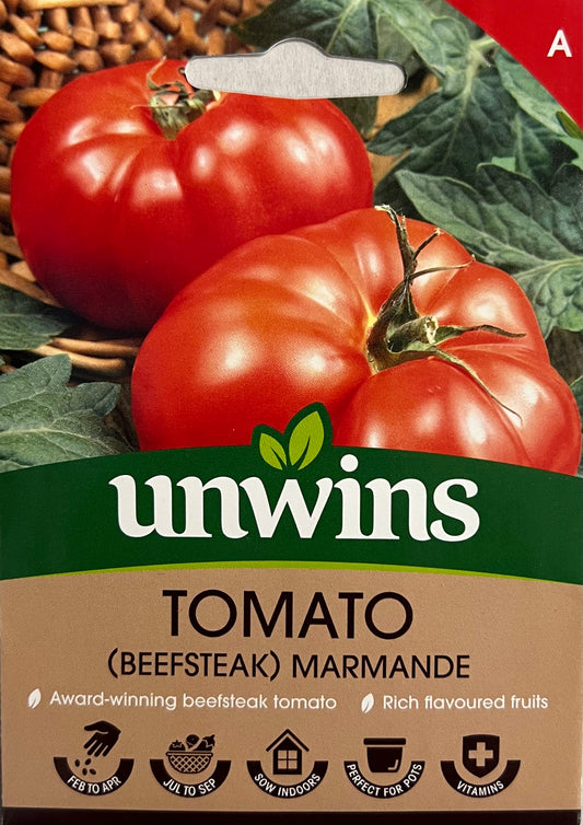 Unwins Tomato Beefsteak Marmande – Vegetable Seeds
