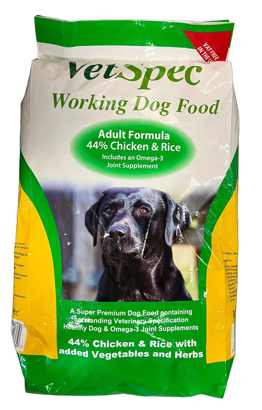 Vetspec Adult Working Dog With Joint Supplement 15kg