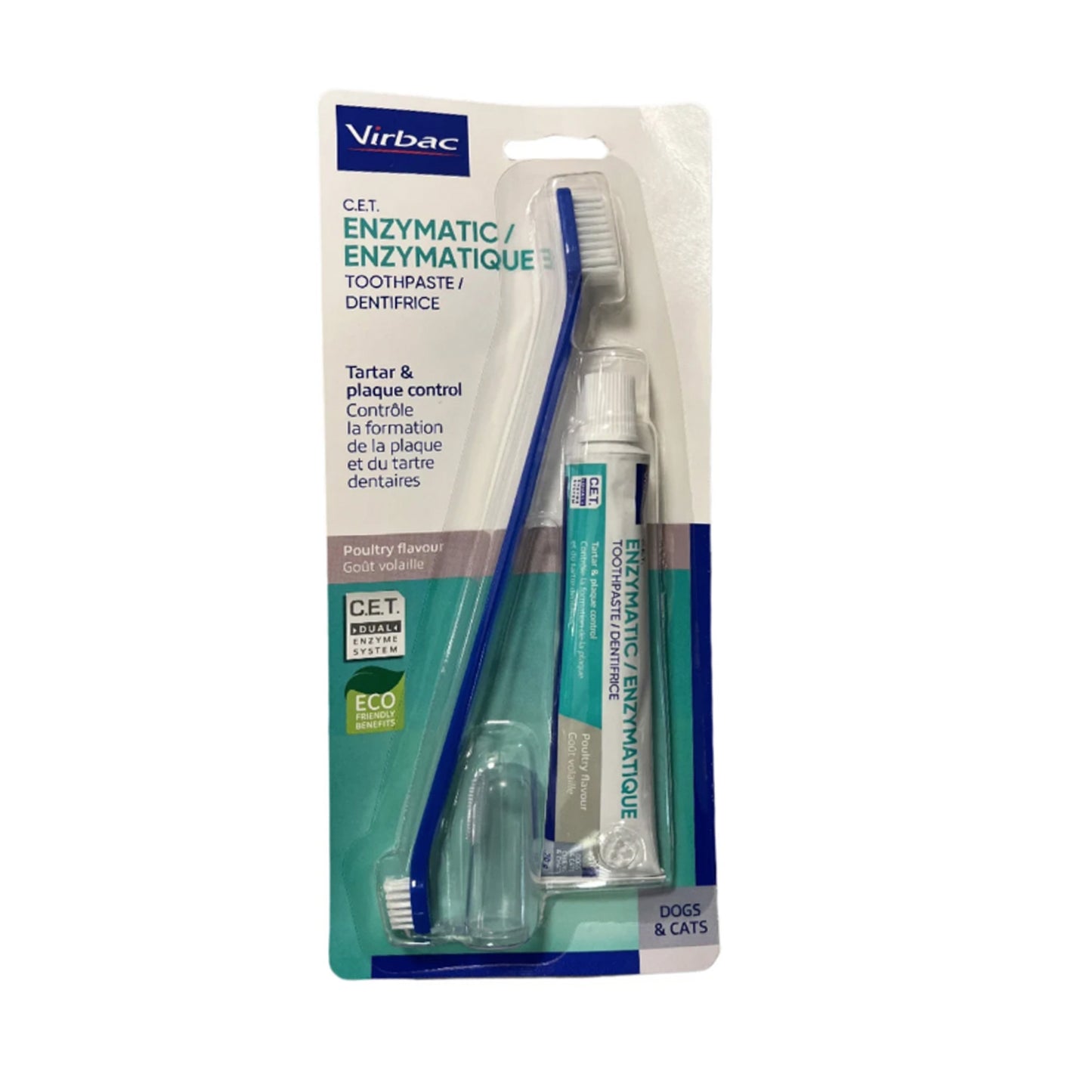Virbac Enzymatic Toothpaste Kit for Dogs & Cats