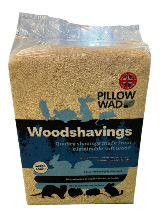 Willow Wad Woodshavings Pet Bedding Large 3.6KG